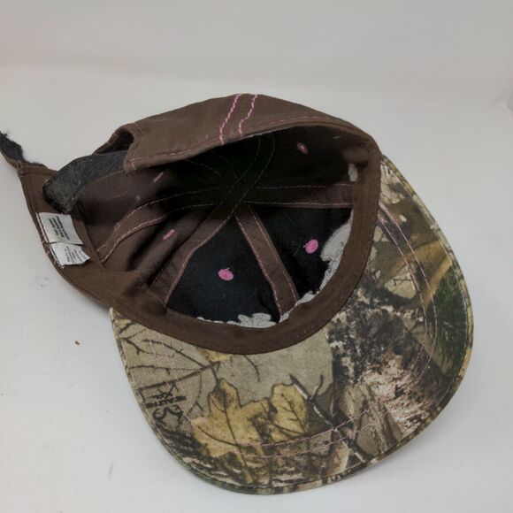 Bass Pro Shops Girls Strapback Camo Hat Brown Camo Size Youth Embroidered - Picture 9 of 12